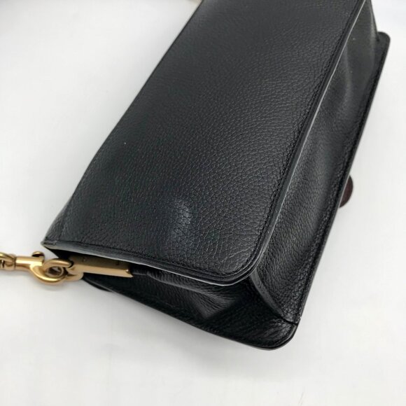 Coach Black Pebbled Leather Tabby 26 Convertible Shoulder Bag 73995 - Picture 9 of 12